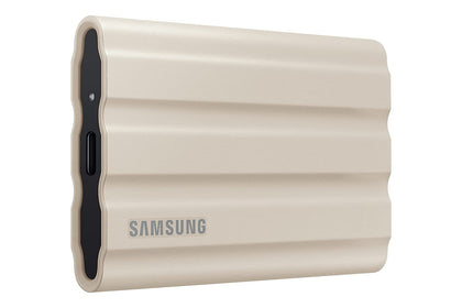 Samsung Shield 1TB USB3.2 IP65 Rated Speed Upto 1050MB/s Portable SSD External Solid State-Beige MU-PE1T0K/WW