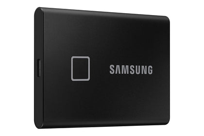 Samsung 500GB T7 Touch External Solid State Drive Upto 1050MB/s Portable SSD MU-PC500K/WW-Black