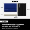 Samsung T7 Shield 1TB USB3.2 IP65 Rated Speed Upto 1050MB/s Portable SSD External Solid State-Black MU-PE1T0S/WW