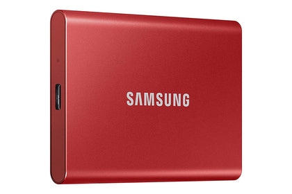 Samsung T7 Portable SSD 1TB With USB3.2 External Solid State Drive Upto 1050MB/s MU-PC1T0H/WW-Red