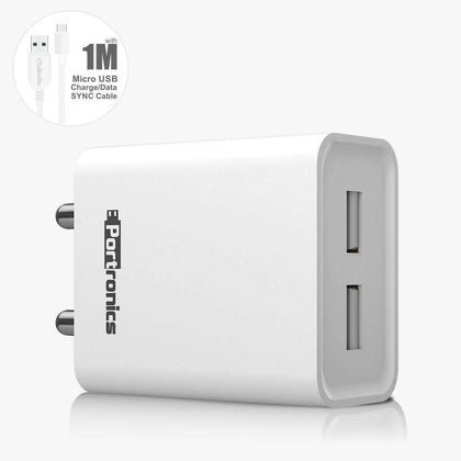 Portronics Adapto 20 Type C 20W Charger With Fast Charging