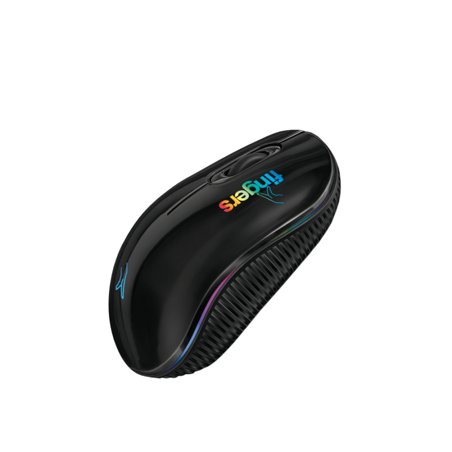 Fingers NoviTrend Wireless Mouse 4 in 1 USB Receiver+Bluetooth+Rechargeable+RGB Lights