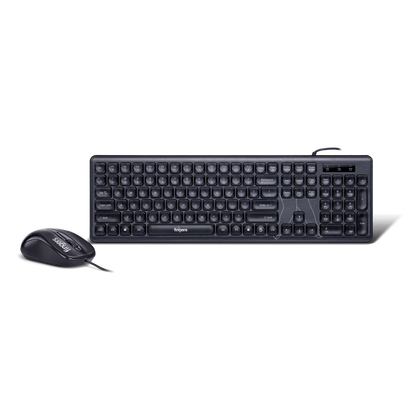 Fingers Velvet Combo C4 Wired Keyboard & Mouse Slim Design