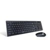 Fingers AeroClicks Keyboard & Mouse Wireless Combo 2.4GHz USB Nano Receiver