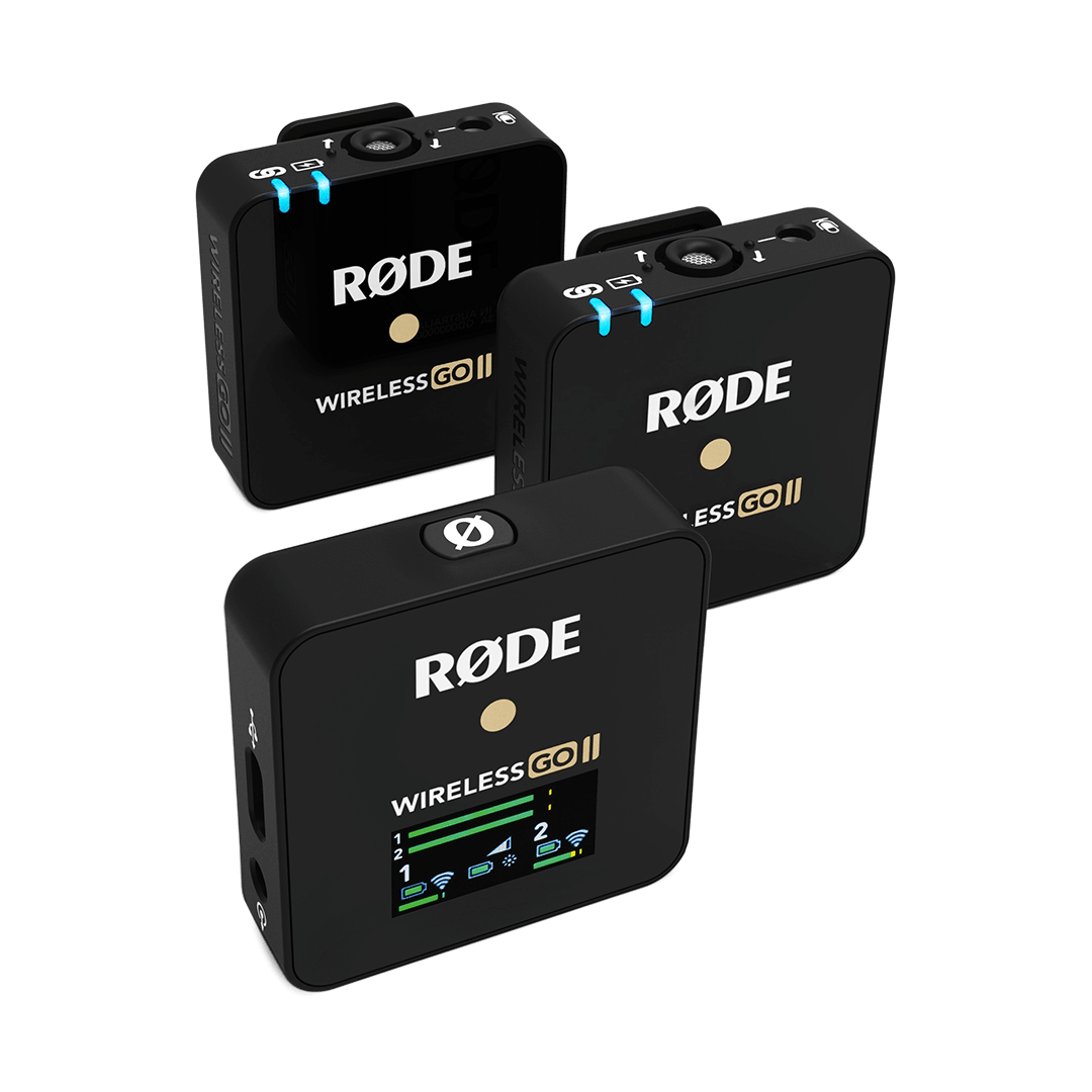 Rode Wireless Go II Dual Channel Wireless Microphone System, Black WIGOII