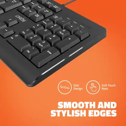 Artis WP20K Wired USB Keyboard Matte Surface Slim Design
